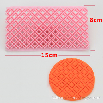 New hot sell square fondant embosser cake stamp cake decoration pastry tool
